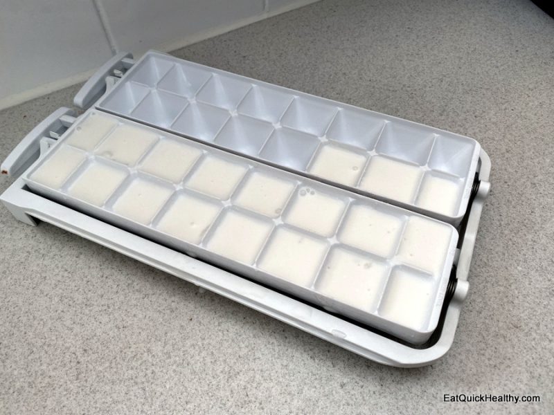 Coconut milk in ice tray for how long can you freeze coconut milk