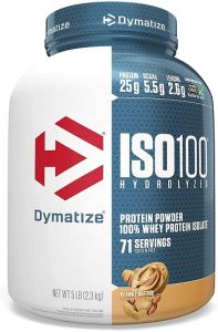 Dymatize ISO 100 Hydrolyzed With Peanut Butter Flavour