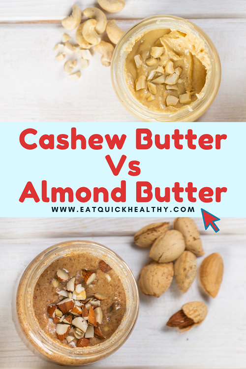 Cashew Butter Vs Almond Butter
