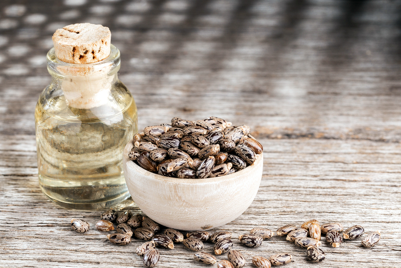 Castor oil and seeds