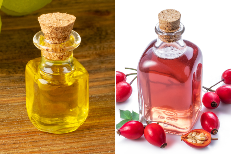 Grapeseed Oil and Rosehip Oil